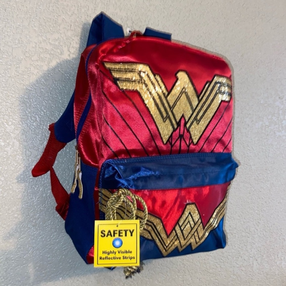 Red and Blue Backpack